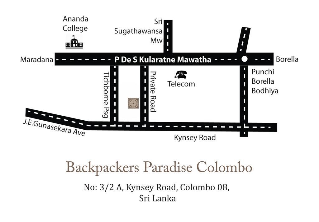 Backpackers Paradise โคลอมโบ ภายนอก รูปภาพ